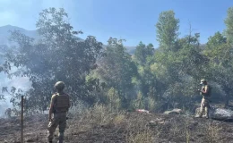 Tunceli’de çıkan örtü yangını kontrol altına alındı